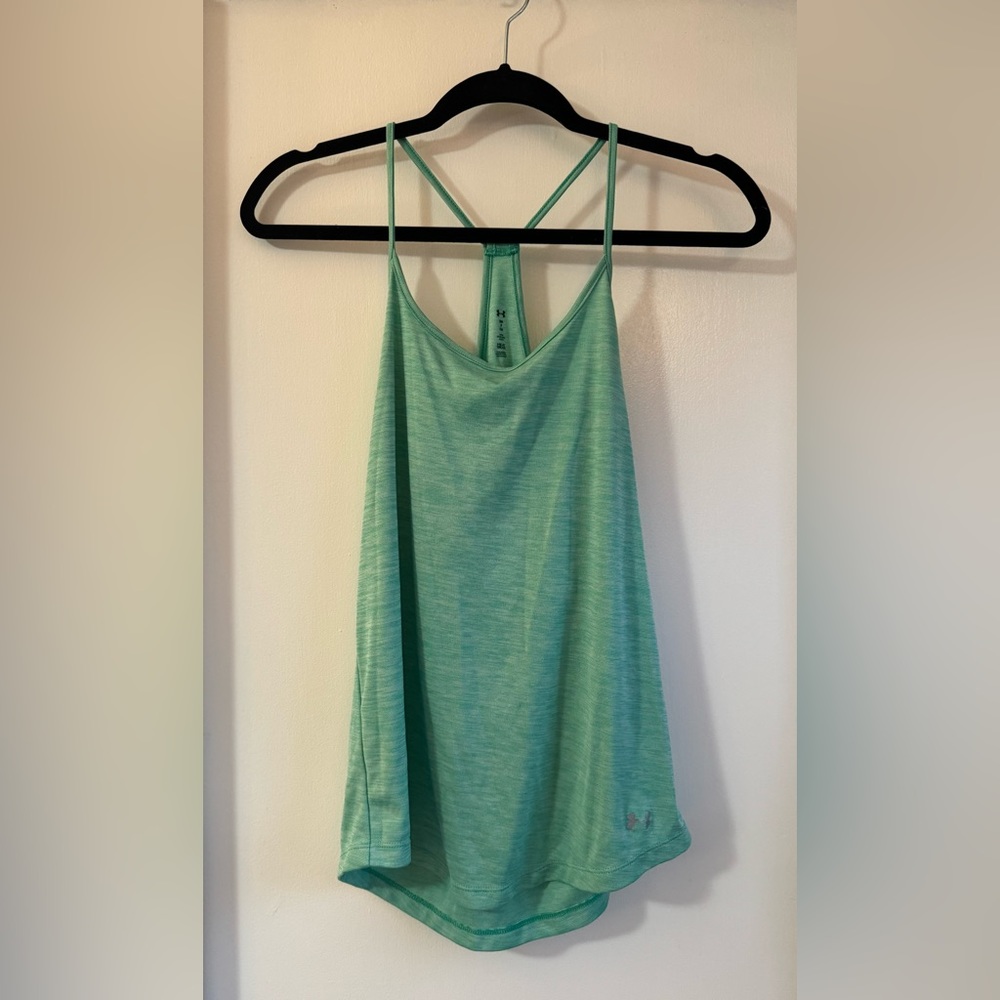 NWOT Under Armour Seafoam Green Women's Athletic Tank Size Small
